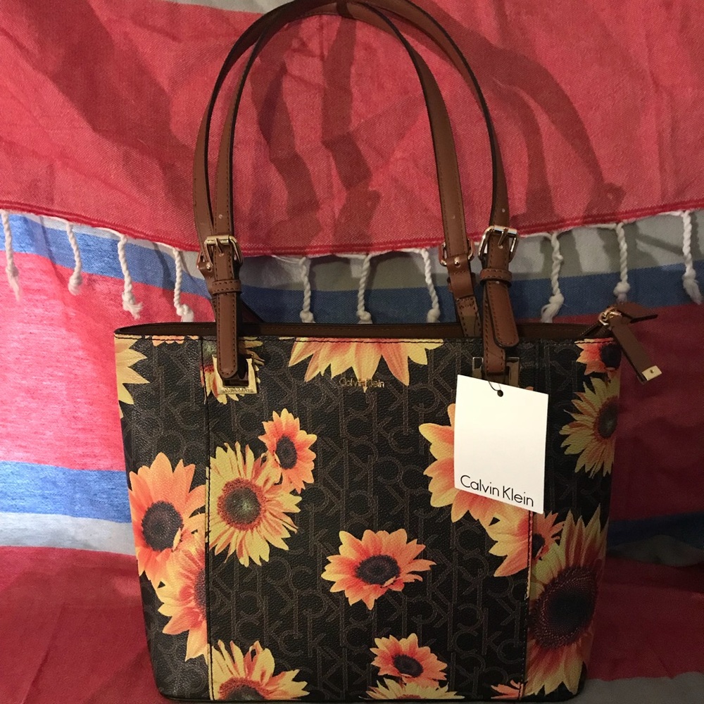 Calvin Klein Sunflower Tote Bag